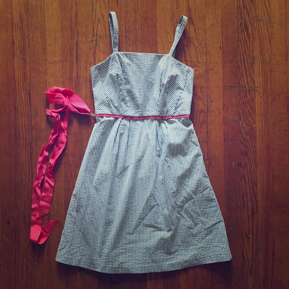CROWN & IVY midi dress detachable straps